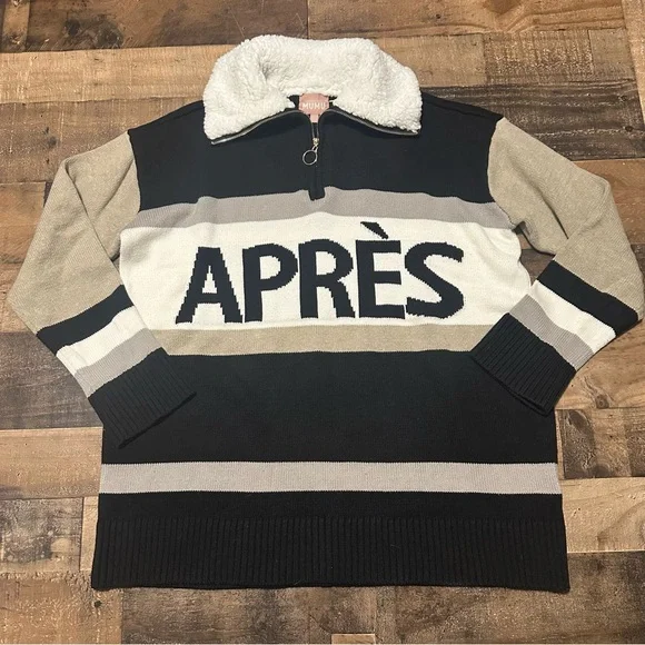 Show Me Your Mumu ‘Apres’ Weston Half Zip Pullover - Picture 2 of 4